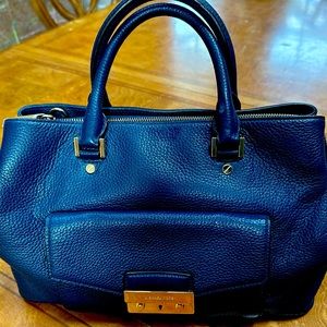 Navy Michael Kors satchel